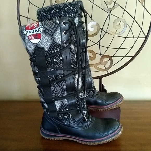 Pajar 'Crosby 3' Leather/Wool Waterproof Boots - Picture 1 of 7